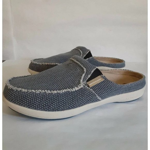 Gecko Man Slide sz 8M Casual,Comfort Slip on, Distressed,Arch Support